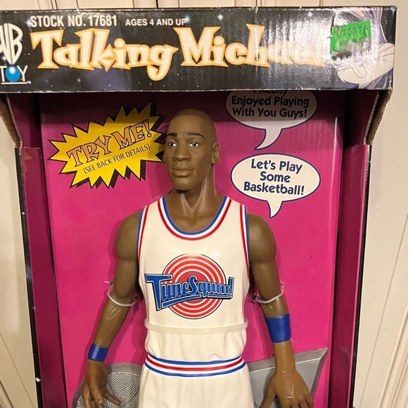 Michael Jordan Space Jam Warner Bros.1996 Talking Michael in original box. - Picture 2 of 6